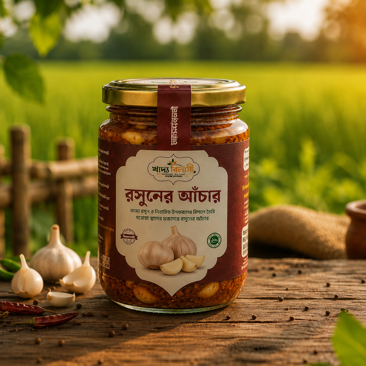 রসুনের আঁচার  ৪০০ গ্রাম